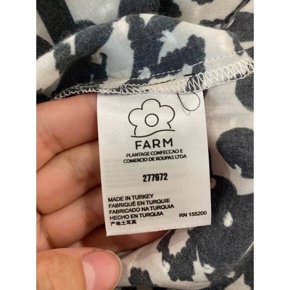 FARM Rio Floral Wrap Blouse in Black Motif - Picture 14 of 15